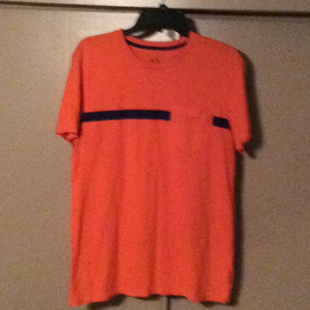 Men’s T-shirt orange and blue